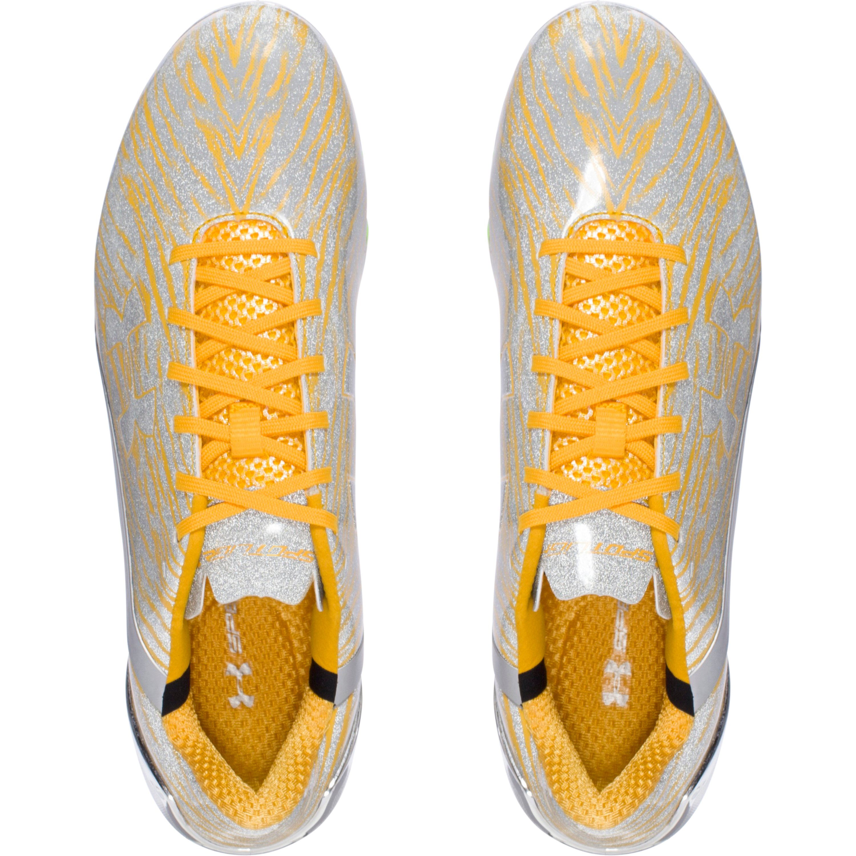 ua spotlight cleats white